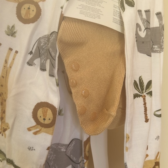 Milkberry 24 safari  animal 🦒 pj set 24m NWT - Picture 4 of 9